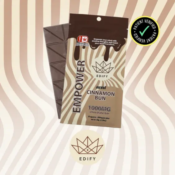 1000mg THC Cinnamon Roll Chocolate Bar 65.00 g