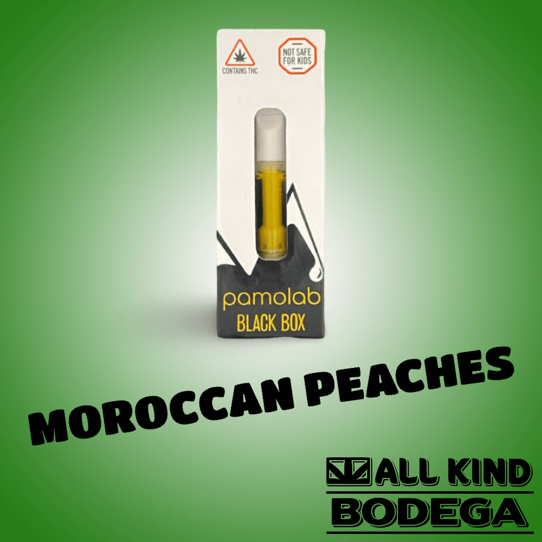 Moroccan Peaches 1g Cured Resin Vape Cart (@Pamolab)
