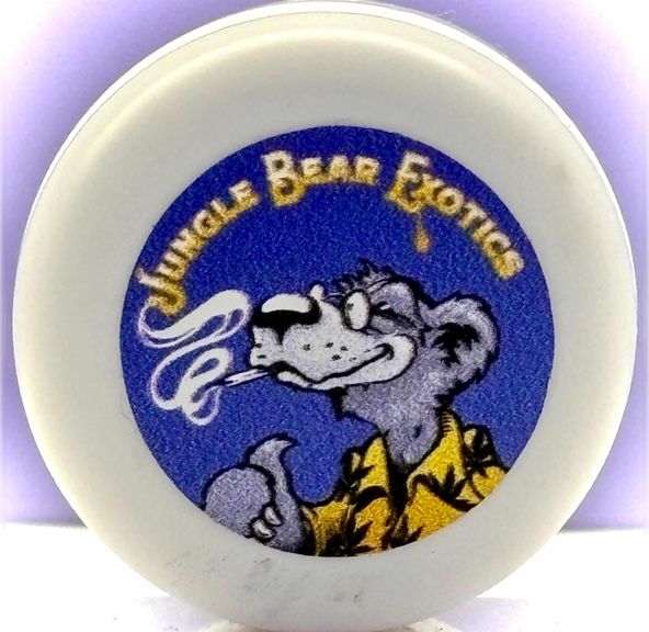 Jungle Bear Exotics 1G Hash Rosin 90u (Blue Sticker)
