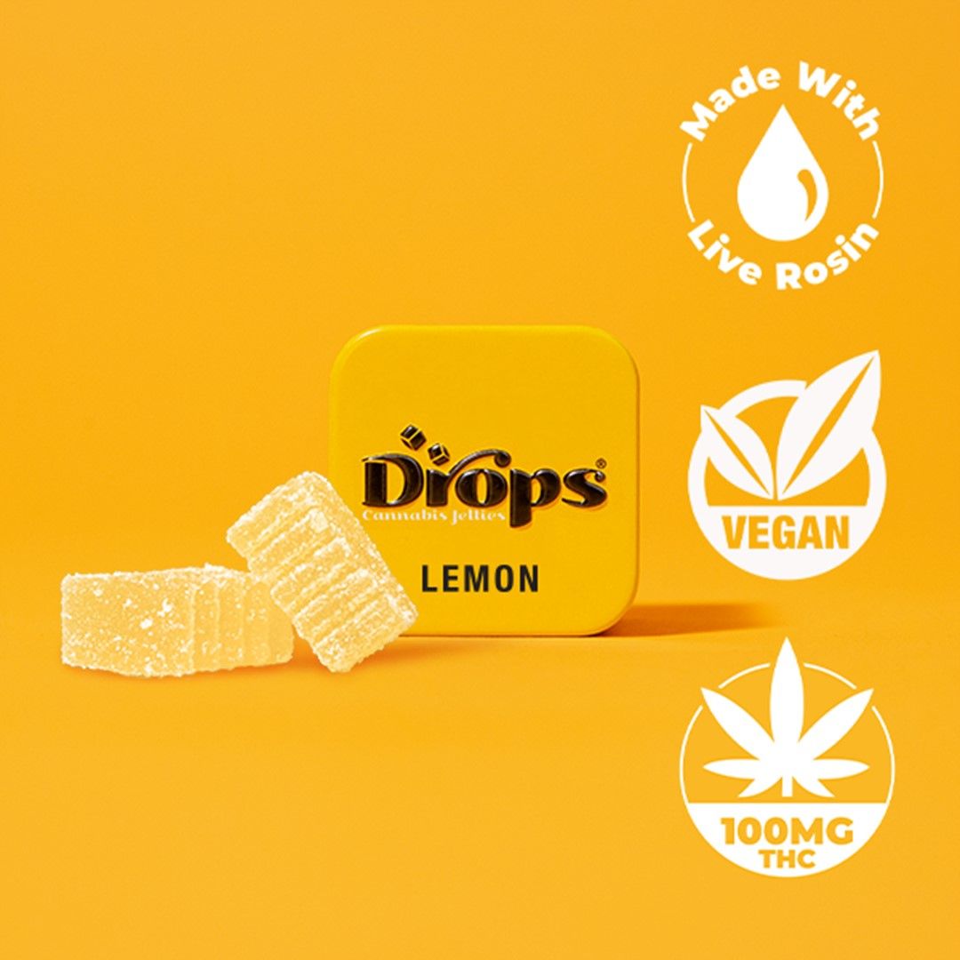 Drops Singles Lemon Gummies 100mg