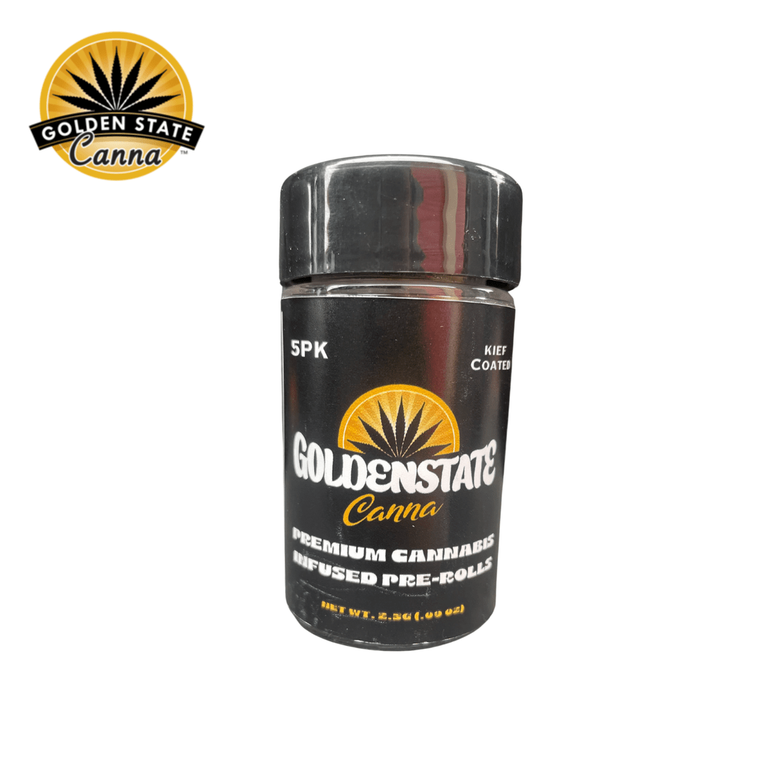 - Golden State Canna - Space Cake | Infused 5pk Preroll | THC 23%
