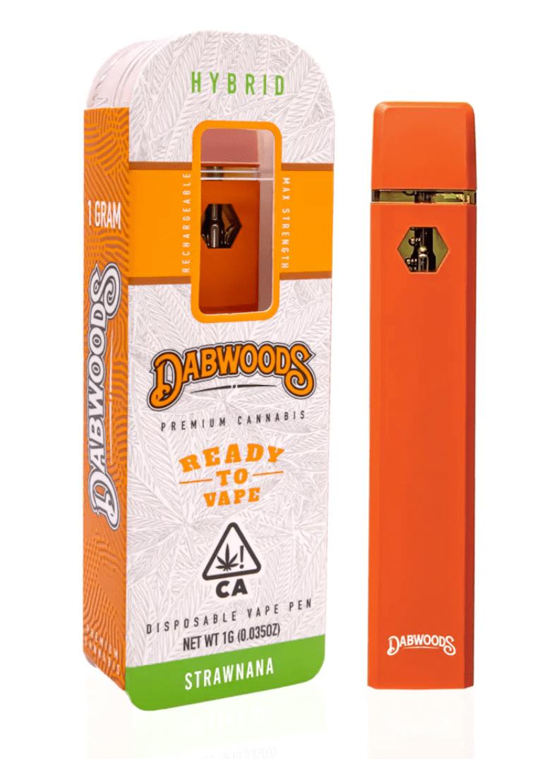 Dabwoods 1G Disposable Strawnana