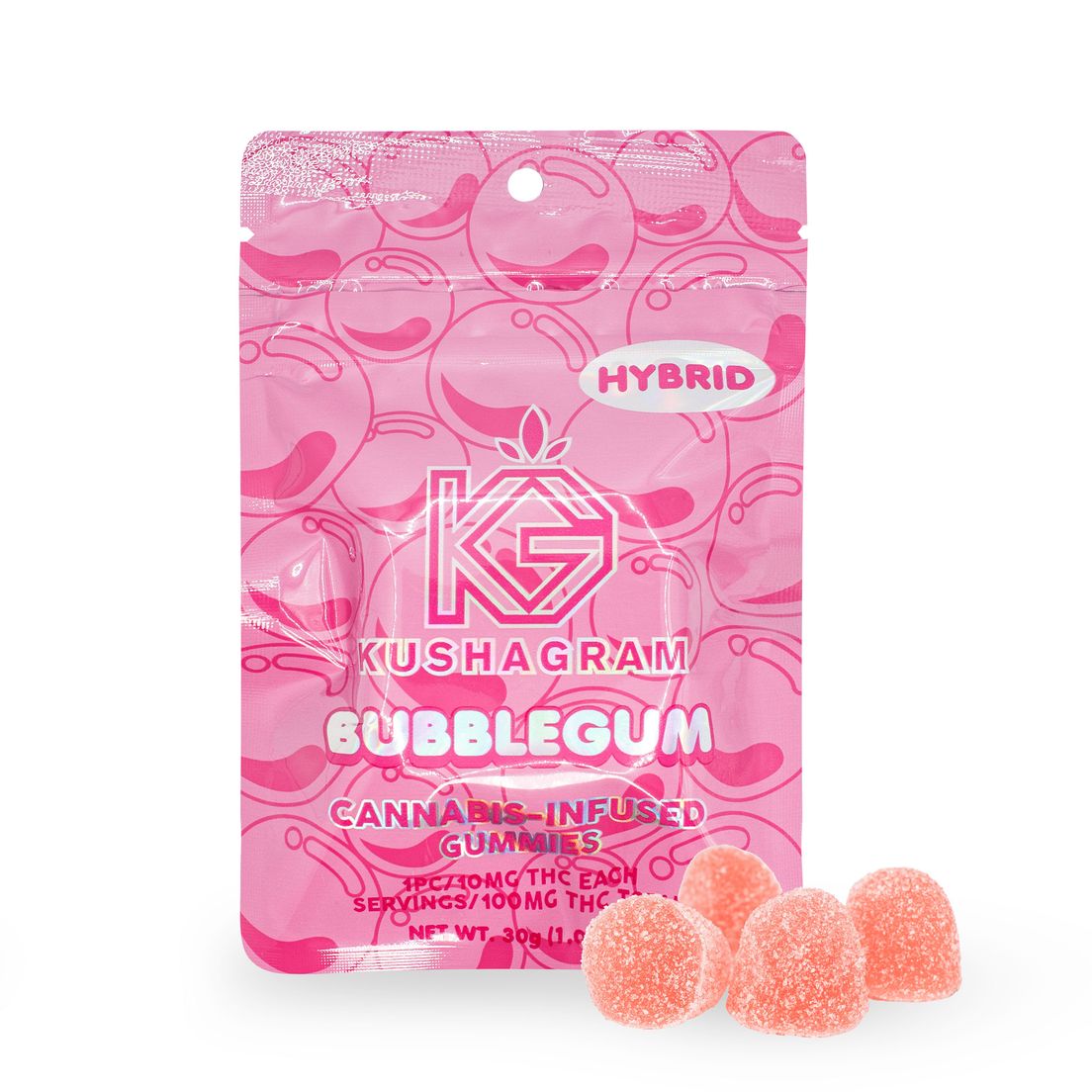 100mg Bubblegum Gummies