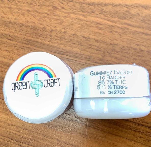 Greencraft 1g badder Gummiez