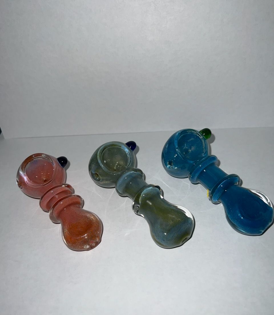 3" small glass hand pipe