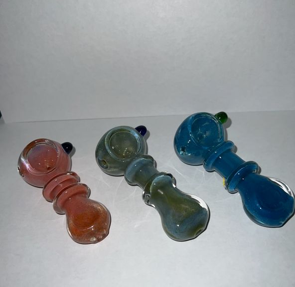 3" small glass hand pipe