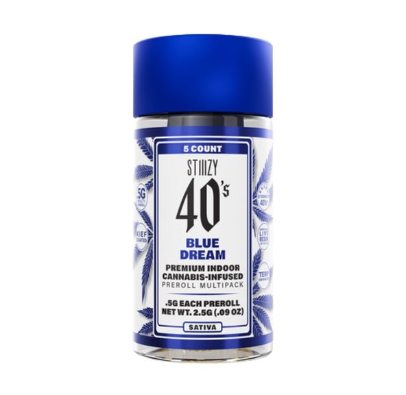 Stiiizy 40's Infused Pre-roll Pack Blue Dream 2.5g