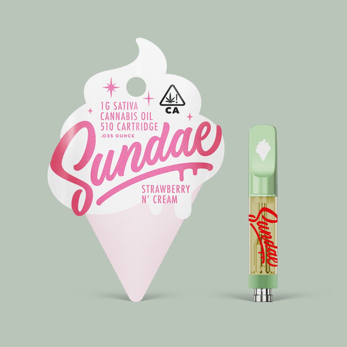Sundae - Strawberry N' Cream Cartridge 1g