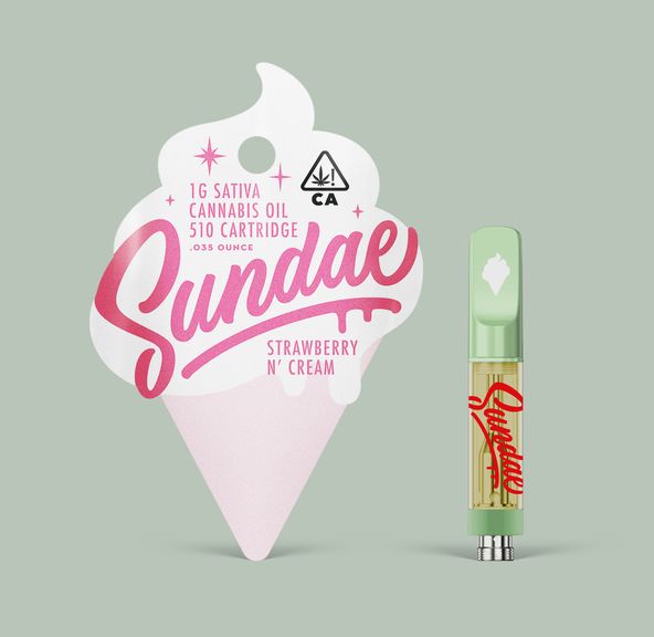 Sundae - Strawberry N' Cream Cartridge 1g