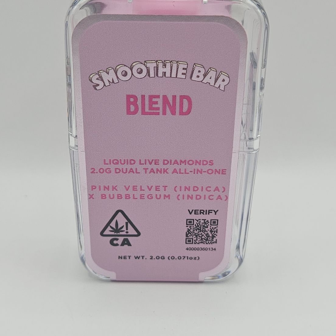 Smoothie Bar - Disposable - Pink Velvet x Bubblegum - 2G