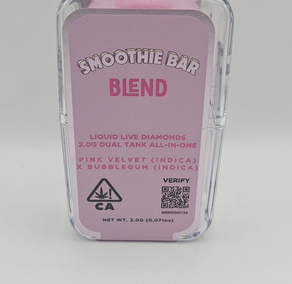 Smoothie Bar - Disposable - Pink Velvet x Bubblegum - 2G