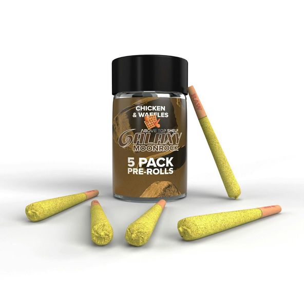 Galaxy Moonrock - Chicken & Waffles 5pk Infused Prerolls 3.5g