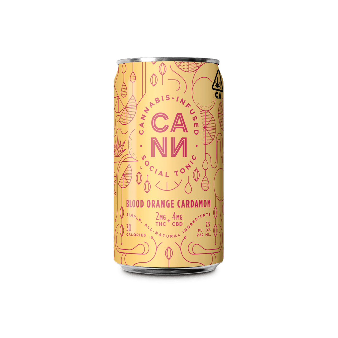 Blood Orange Cardamom Social Tonic (6pk)