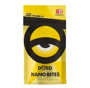 DŌSD Edibles - 250mg Nano Bites - Piña Colada 1:1 Gummies (HYBRID)