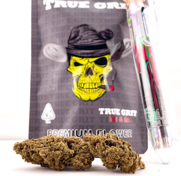 PRE-ORDER ONLY *Deal! $89 1 oz. Skywalker OG (36.1%/Hybrid - Indica Dom.) - True Grit + Writing Pen