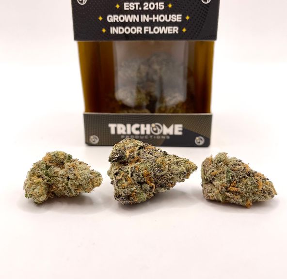 PRE-ORDER ONLY 1/8 Purple Milk (Indoor/31.79%/Hybrid - Sativa Dominant) - Trichome Productions