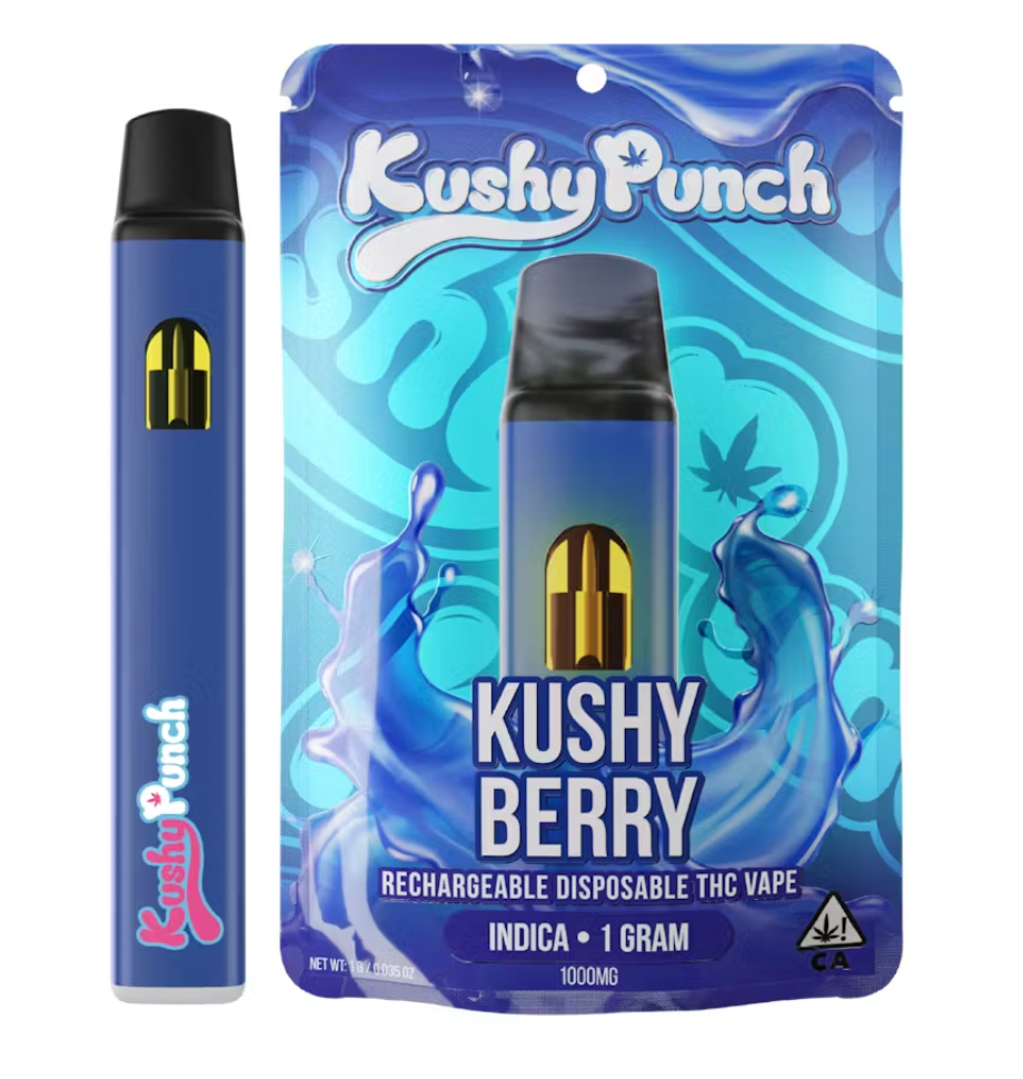 Kushy Punch 1G Disposable Kush Berry