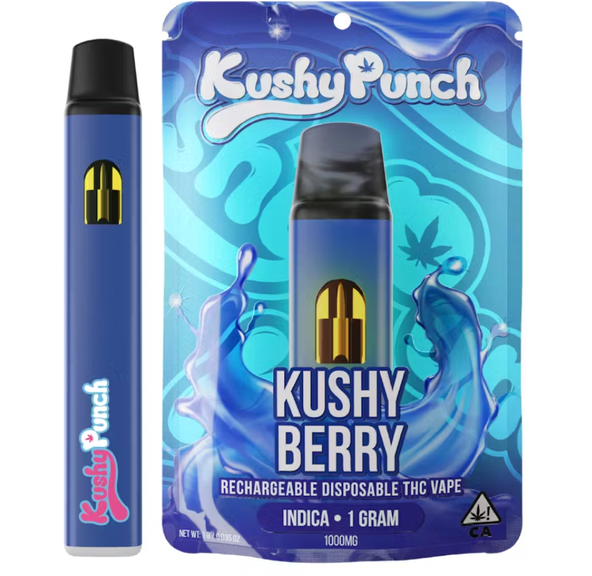 Kushy Punch 1G Disposable Kush Berry