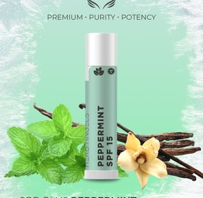 100mg CBD Plus Peppermint Lip Balm by Herb Angels