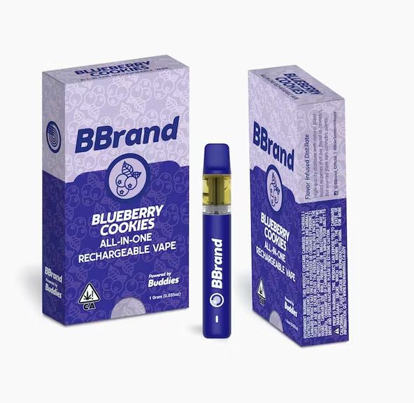 BBrand AIO Vape Blueberry Cookies 1g