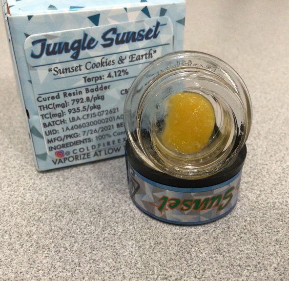 (ColdFire) Jungle Sunset 1G Cured Resin Badder