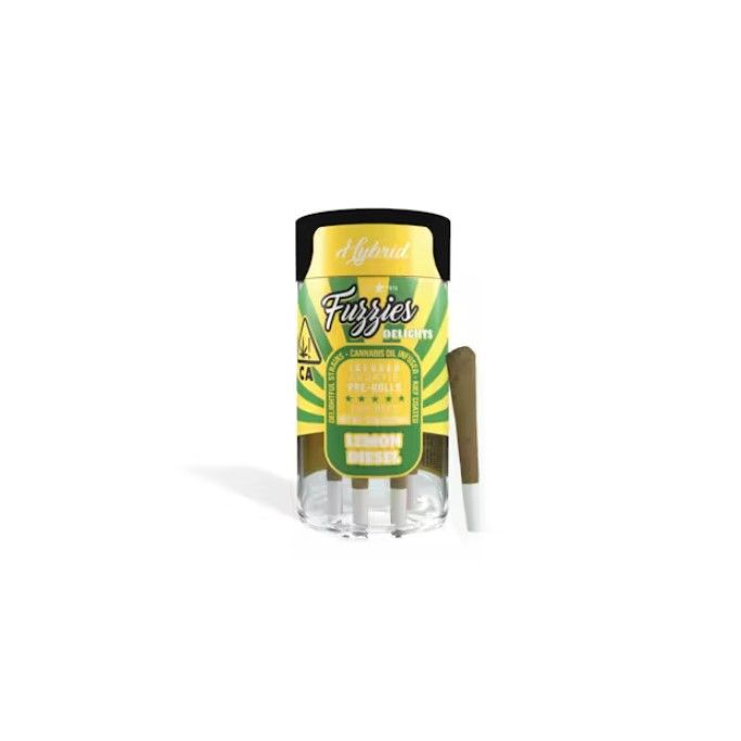 Delights Pre-Rolls 5-Pack - Lemon Diesel - Hybrid