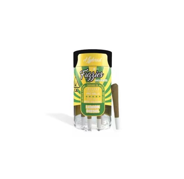 Delights Pre-Rolls 5-Pack - Lemon Diesel - Hybrid