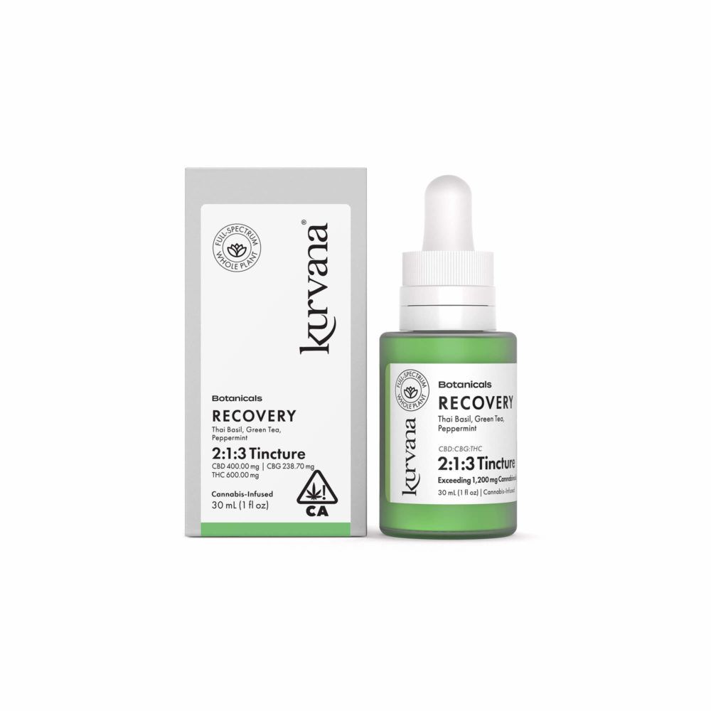 1. Kurvana Botanicals Tincture - Recovery 2:1:3 CBD/CBG/THC *SALE*