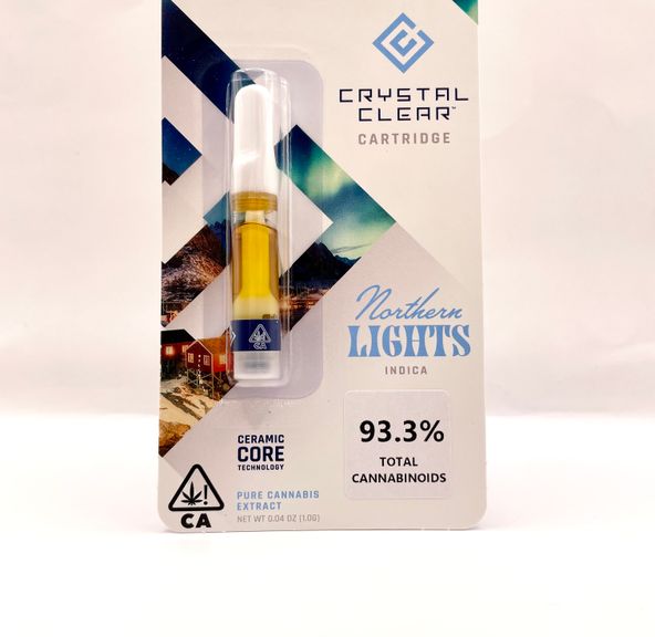 1g Northern Lights (Indica) Cartridge - Crystal Clear