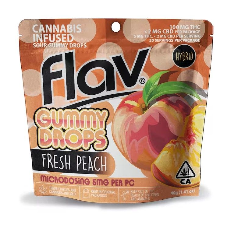 Peach Gummy Drops