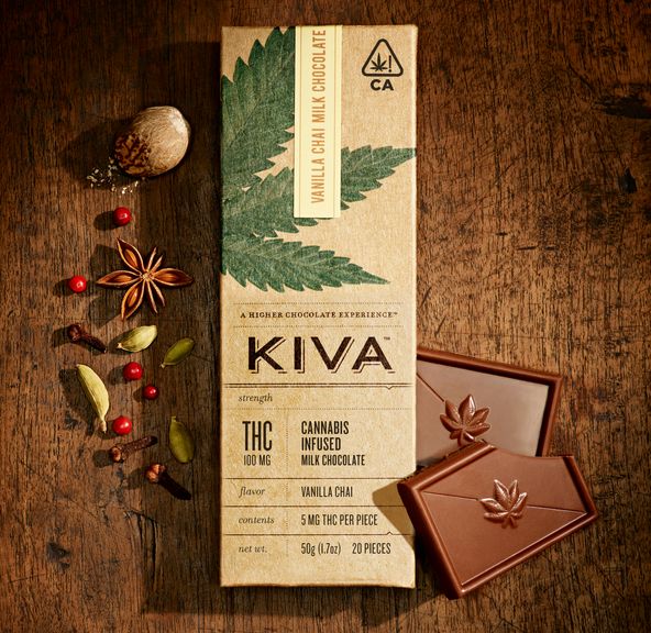 Kiva | Vanilla Chai Chocolate | 100mg