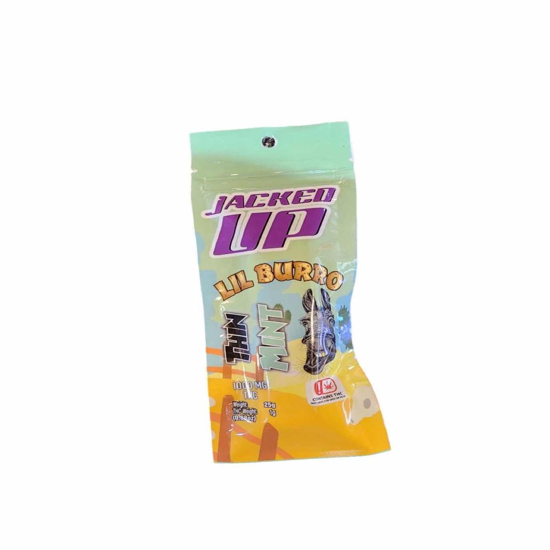 Jacked up Lil Burro Thin Mint Milk Chocolate 1000mg
