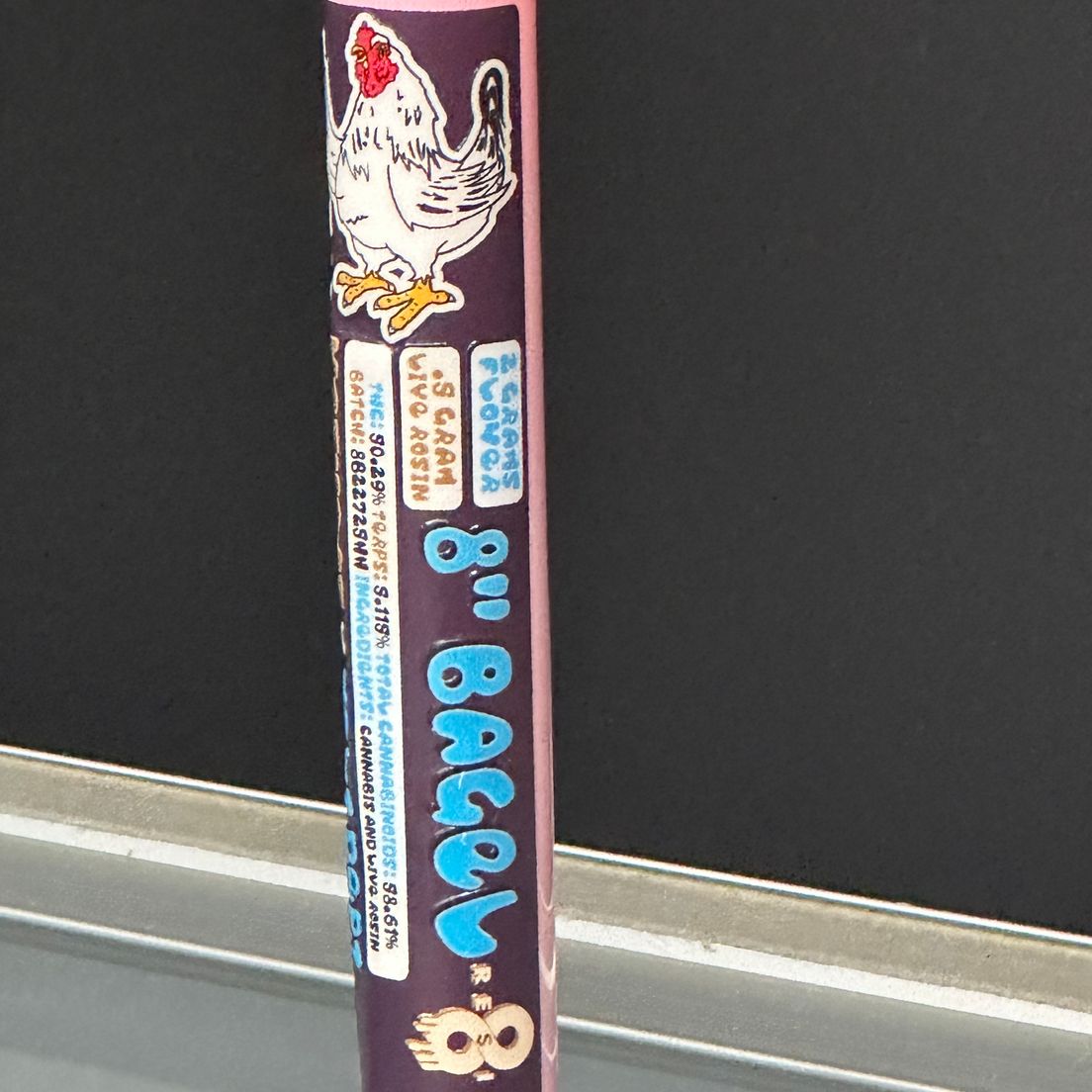 8" Bagel Hash Hole- 2.5 G Preroll by CMA