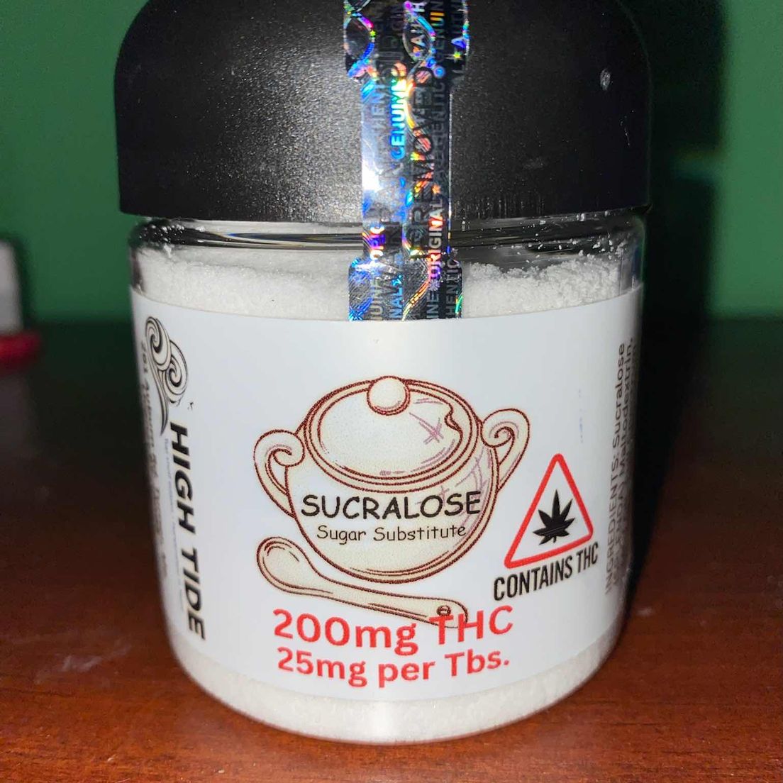 200mg Sugcralose Jar | High Tide Edibles