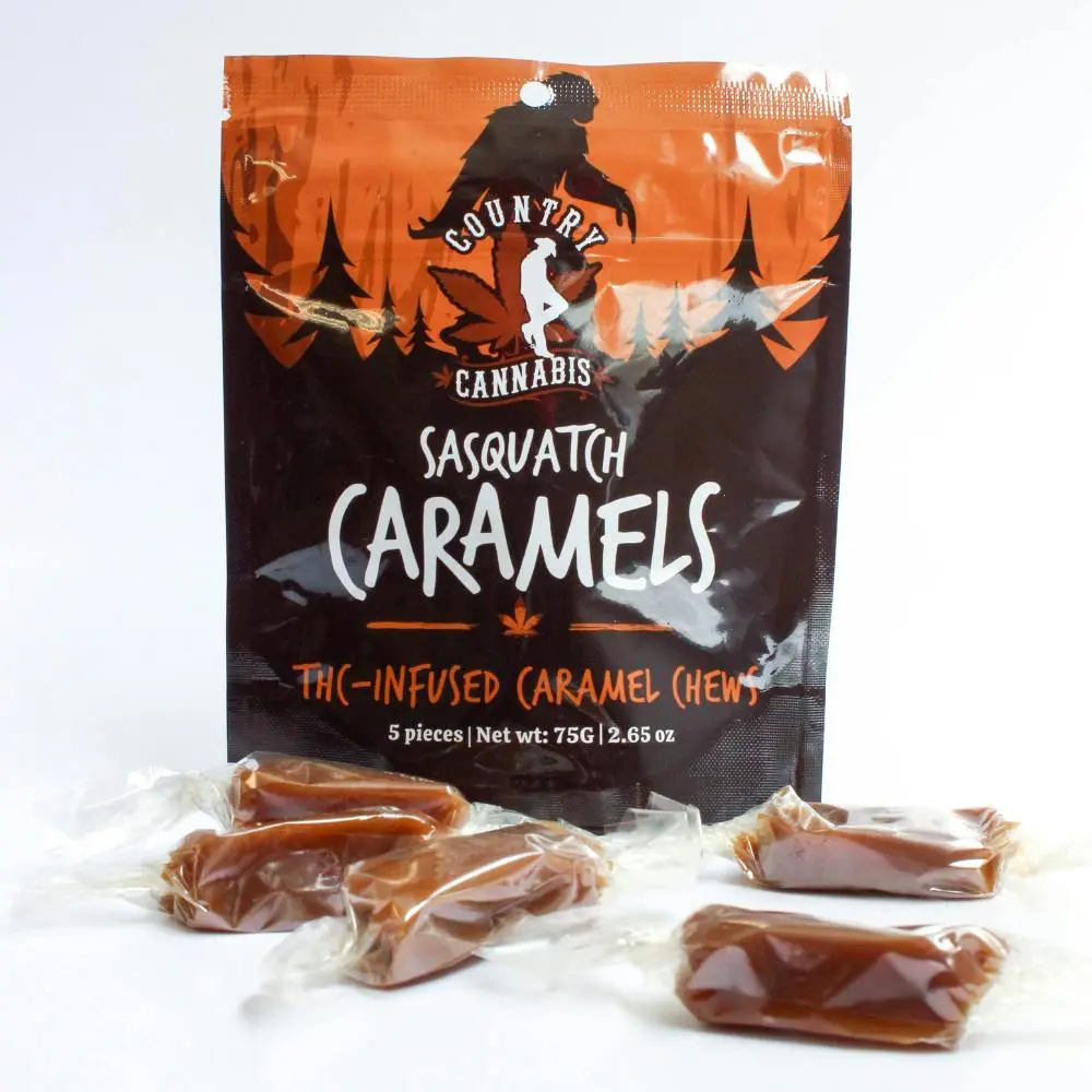 Country cannabis - Sasquatch 500mg Caramels