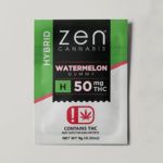 Zen Hybrid Watermelon 50mg Gummy - OTD Prices!