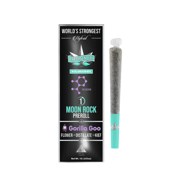 Presidential | Infused Preroll | 1g | Moonrock | Gorilla Goo