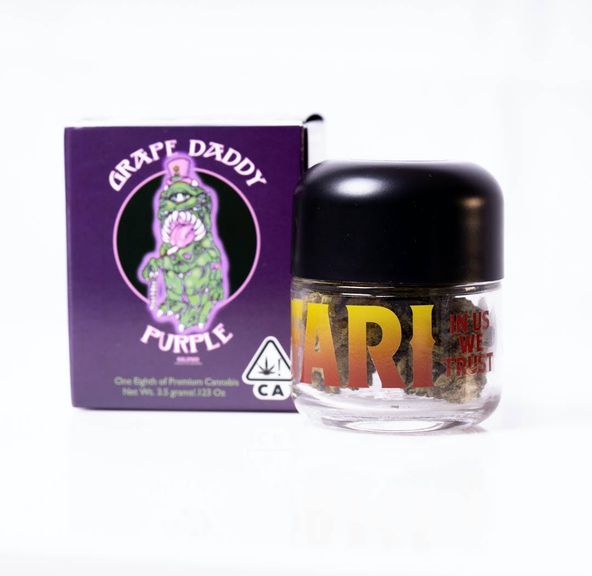 (Eighth) Grape Daddy Purple Jar/Box