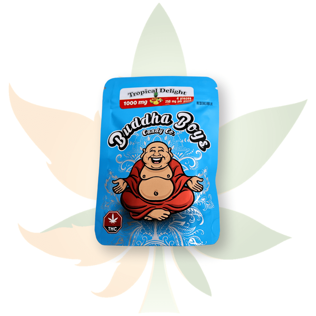 Buddha Boys - 1000mg THC Gummies - Tropical Delight