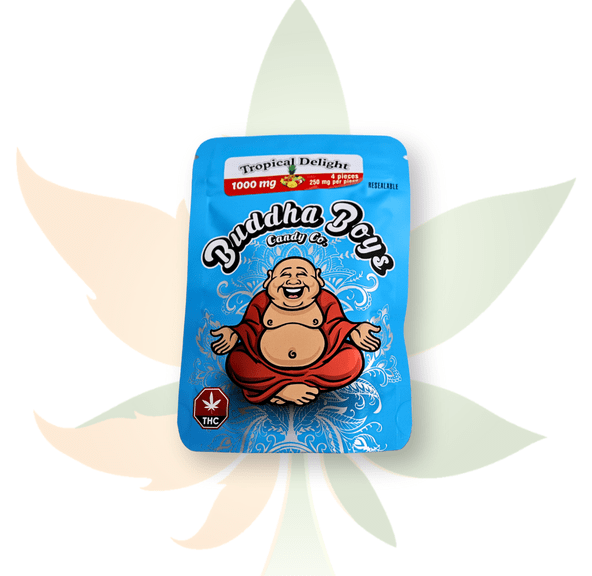 Buddha Boys - 1000mg THC Gummies - Tropical Delight