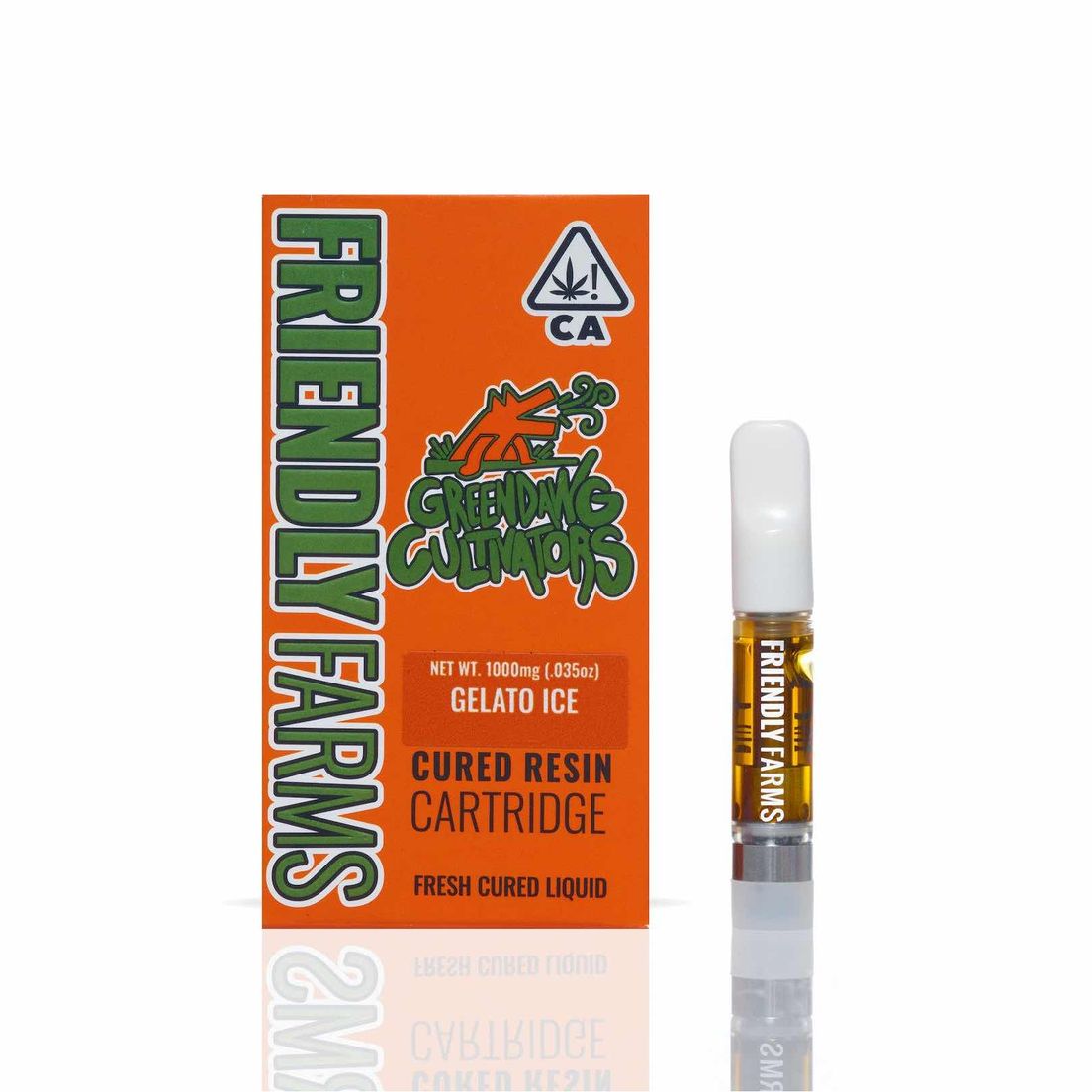 1g Updawg Cured Resin CART - FRIENDLY FARMS x GREENDAWG CULTIVATORS
