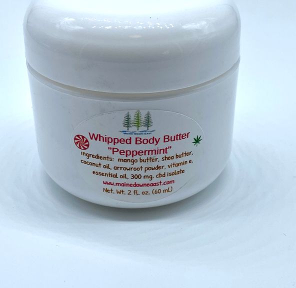 300mg Whipped Body Butter (Peppermint)