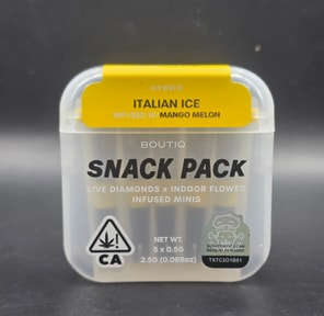 Boutiq Mini Joints (5ct) - Italian Ice w/ Mango Melon