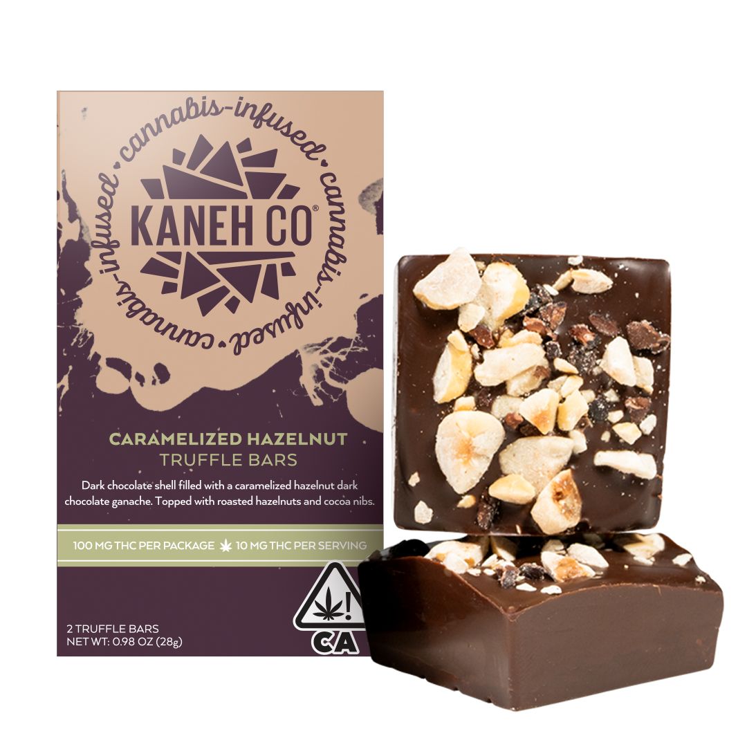 Caramelized Hazelnut Truffle Bars - 100mg
