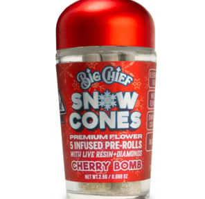 Big Chief Snow Cones 5 Pack Pre Rolls Cherry Bomb