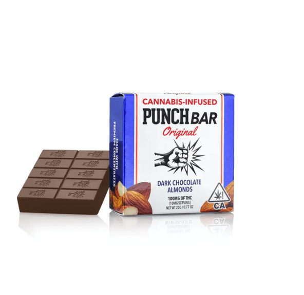 Dark Chocolate Almond PunchBar 100mg