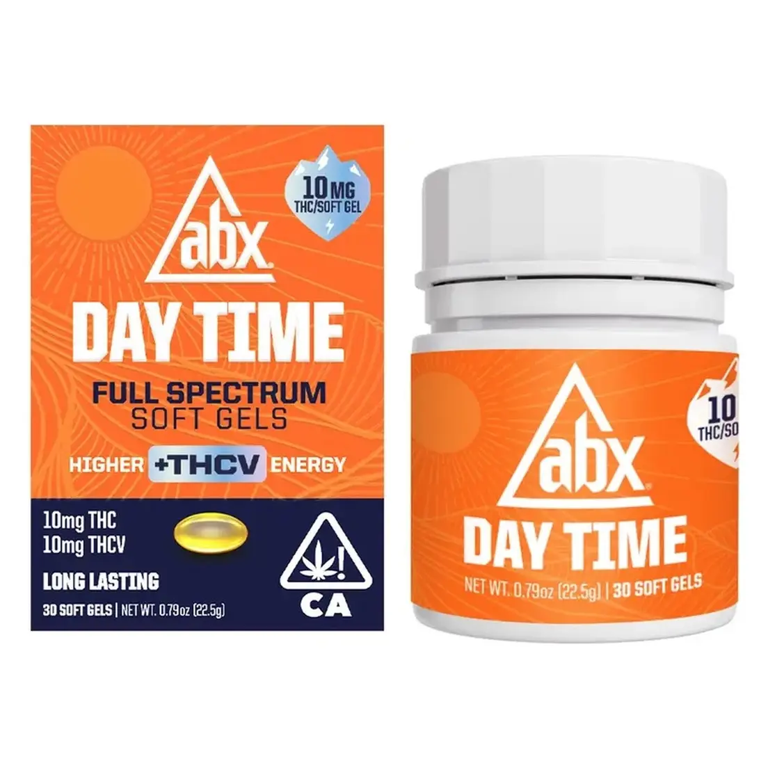 ABX - 10mg Day Time + THCV Soft Gels - 30ct