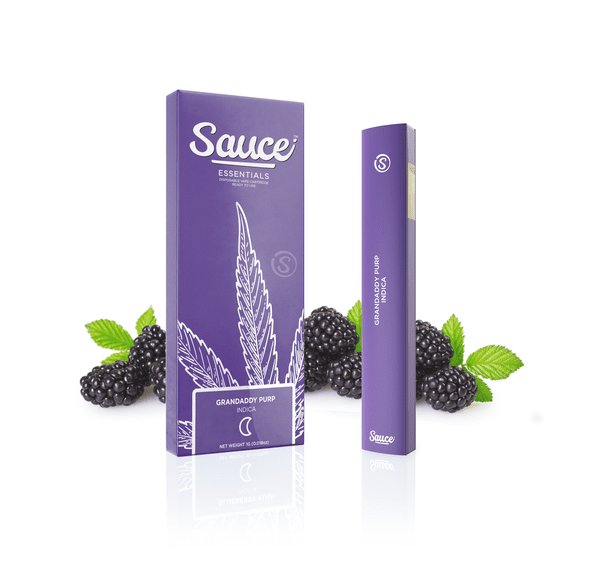 Sauce 1g Live Resin Disposable - Grandaddy Purp