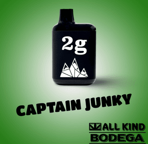 Captain Junky 2g Disposable Cured Resin Vape Cart (@Pamolab)