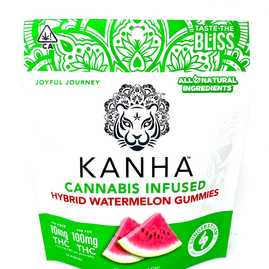 B2G1! - Kanha - Gummies - Watermelon - Hybrid! - 100mg